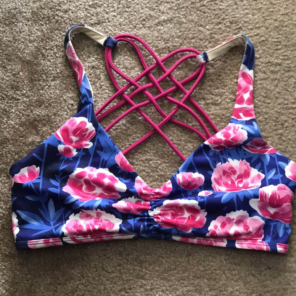 Popflex Active Heart Strings Bra -Peony Collection